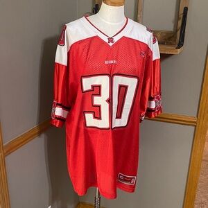 NE Nebraska huskers Red & white Football Jersey # 30 size XL